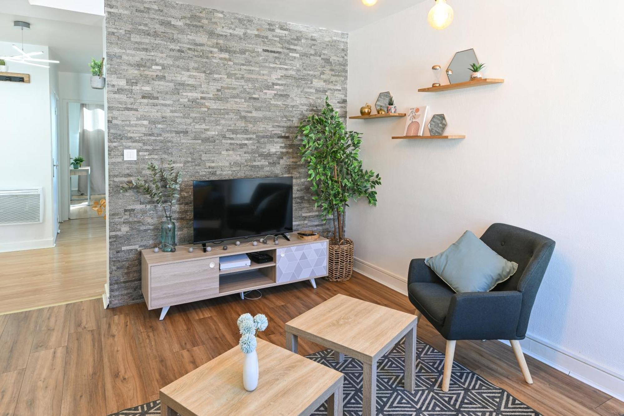 Grand Appartement Avec Balcon Hyper - Centre 塔布 外观 照片